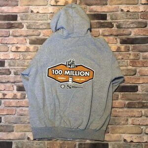 Vintage Shell Albian Sands 2005 Hoodie Sweater Men Size Small S Oil Sands Zip Up